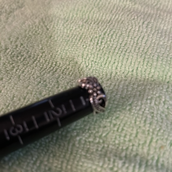 Toe Ring Silver Center Flower 🌸 Filigree & Beaded - Picture 5 of 5